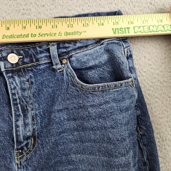 KanCan Jeans Womens 15/31 Plus Curvy High Rise Distressed Knee Mom Stretch Pants - Picture 6 of 11